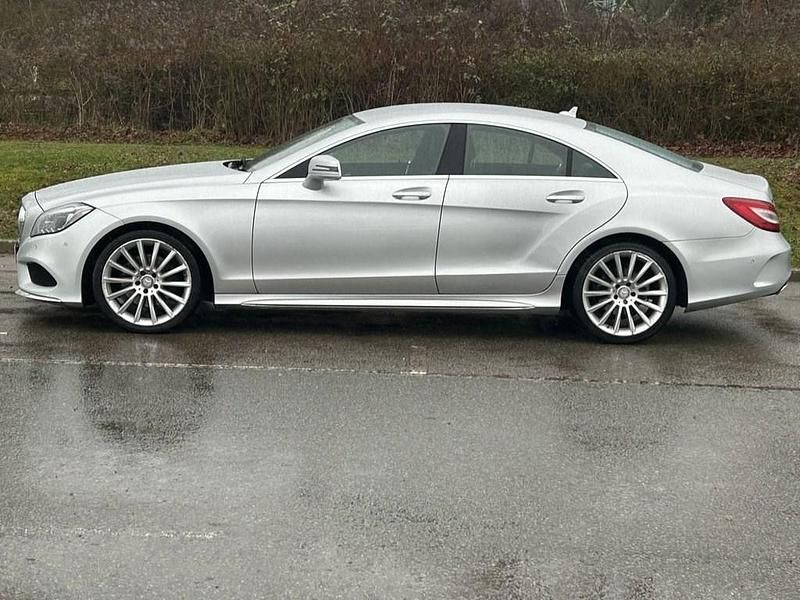 Used Mercedes CLS220 AMG line 177 HP (130 kW) 2016 Silver Coupe
