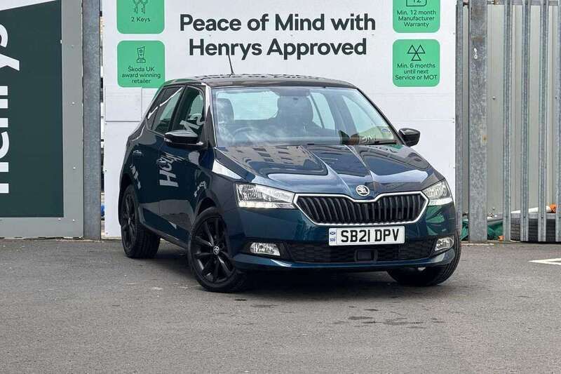 Blue Used 2021 Skoda Fabia Colour Edition Hatchback | £12,495 (Fair price) - Image 1/4