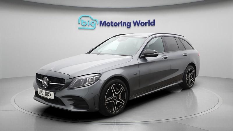Used Mercedes C300 AMG line 245 HP (180 kW) 2021 Grey Estate