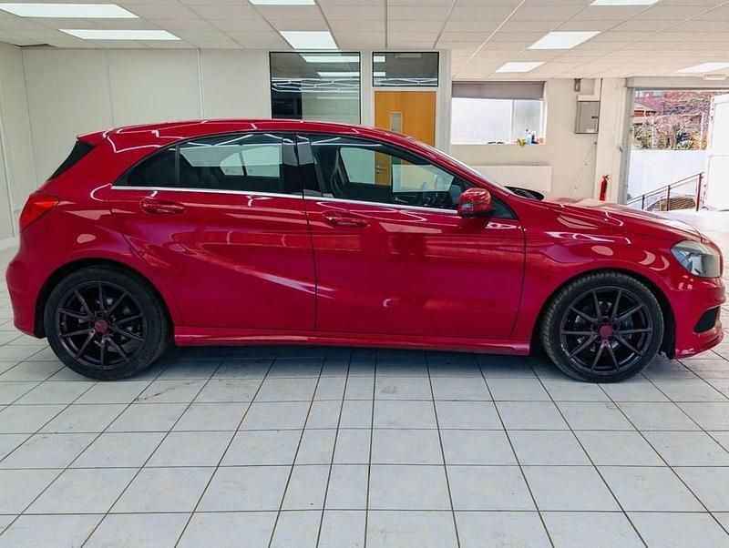 Used Mercedes A200 AMG 136 HP (100 kW) 2014 Red Hatchback