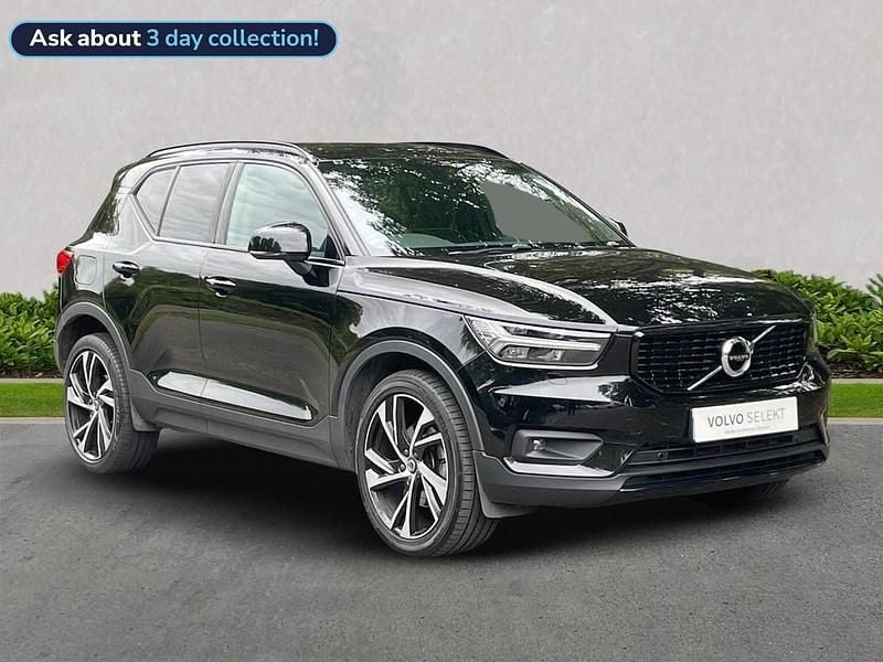 Black Used 2021 Volvo XC40 R-Design Pro SUV | £24,439 (Fair price) - Image 1/4