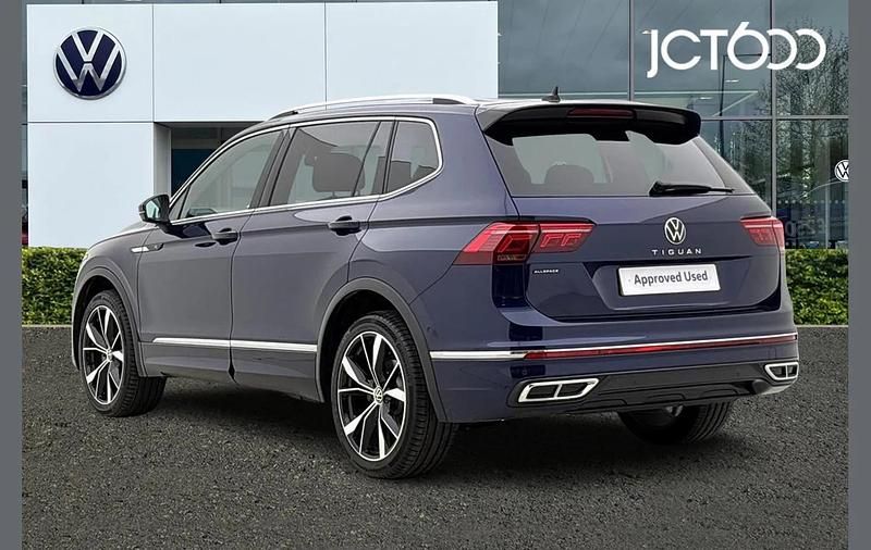 Used VW Tiguan Allspace R-line 150 HP (110 kW) 2025 Blue SUV
