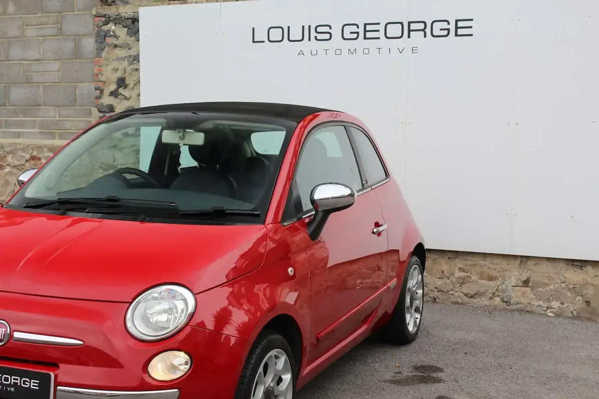 Used Fiat 500C Pop 69 HP (50 kW) 2014 Red Cabriolet