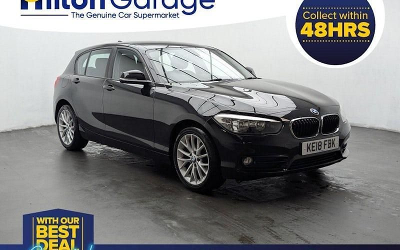 Used BMW 116 Sport Line 116 HP (85 kW) 2018 Black Hatchback