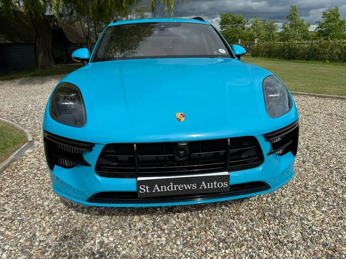 Used Porsche Macan Turbo 2020 Blue SUV