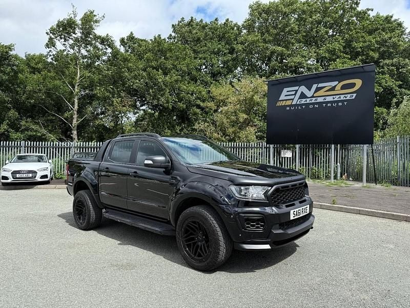 Black Used 2021 Ford Ranger Wildtrack Pickup | £31,995 - Image 1/4