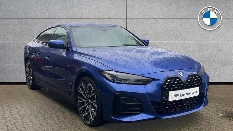 Blue Used 2022 BMW 430 Gran Coupé M Sport Coupe | £34,752 (Expensive) - Image 1/4