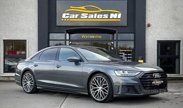 Grey Used 2019 Audi A8 S-Line Sedan | £22,900 (Good price) - Image 1/4