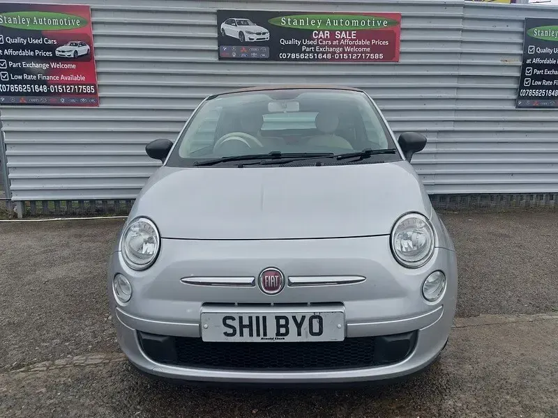 Used Fiat 500C Pop 2011 Silver Cabriolet