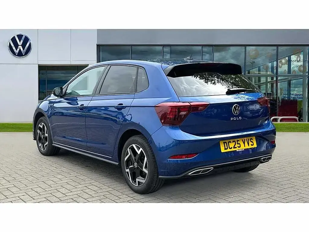 Used VW Polo R-line 115 HP (84 kW) 2025 Blue Hatchback