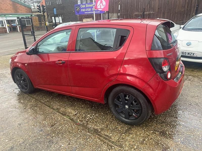 Used Chevrolet Aveo LS 2013 Red Hatchback