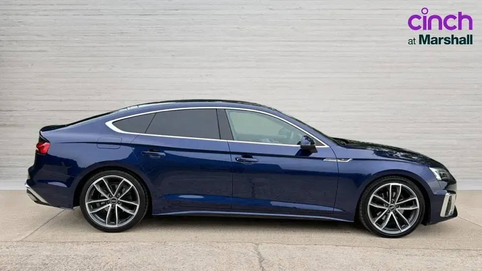 Used Audi A5 Sportback S-Line 150 HP (110 kW) 2023 Blue Hatchback