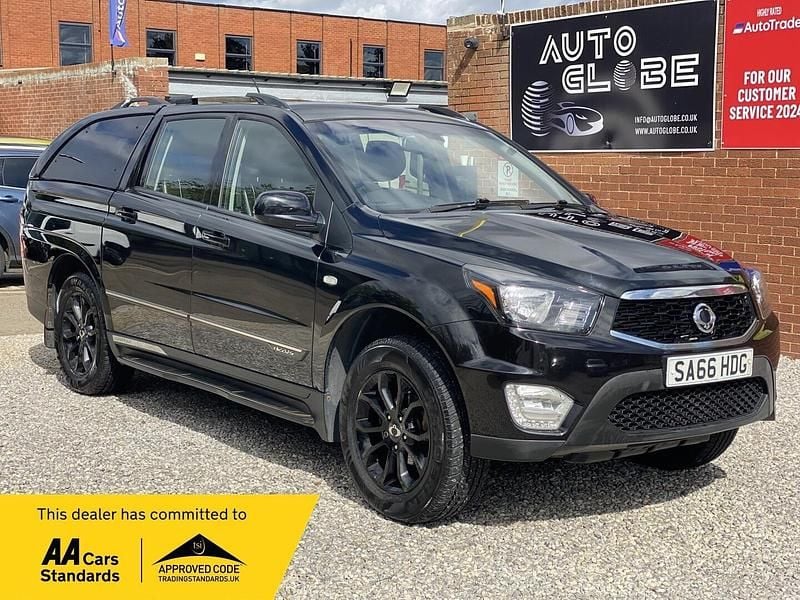 Black Used 2016 Ssangyong / KGM Musso Pickup | £12,990 - Image 1/3
