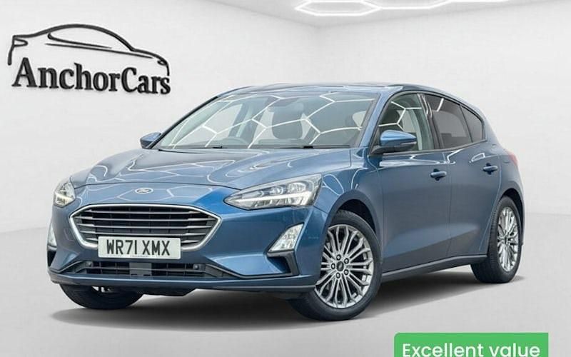 Used Ford Focus Titanium X 155 HP (114 kW) 2021 Blue Hatchback