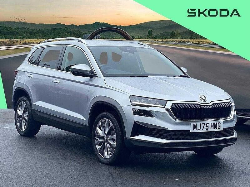 Silver New 2025 Skoda Karoq SE L SUV | £31,480 (A bit pricey) - Image 1/4