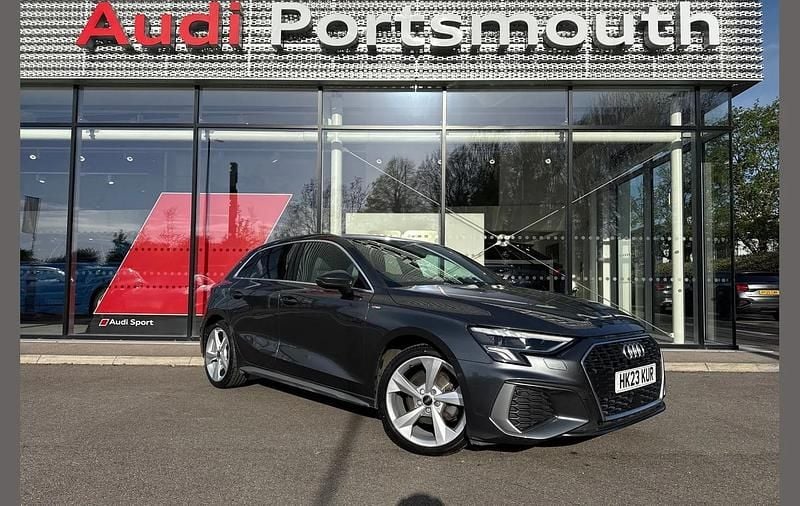 Used Audi A3 S-Line 147 HP (108 kW) 2023 Grey Sedan