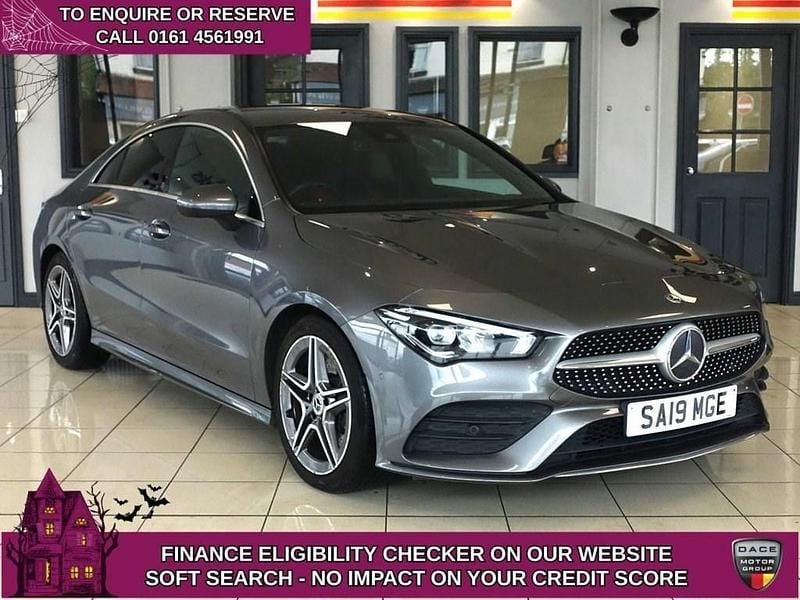 Grey Used 2019 Mercedes CLA220 AMG line Sedan | £18,470 (Good price) - Image 1/4