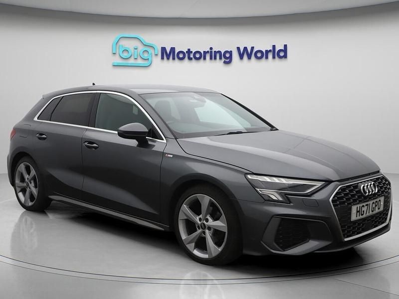 Grey Used 2021 Audi A3 Sportback S-Line Hatchback | £20,600 (A bit pricey) - Image 1/4