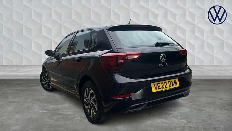 Used VW Polo Life 95 HP (69 kW) 2022 Black Hatchback