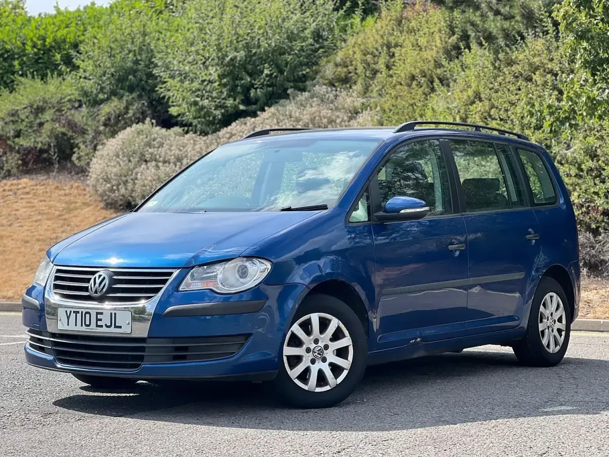 Used VW Touran S 105 HP (77 kW) 2010 Blue MPV