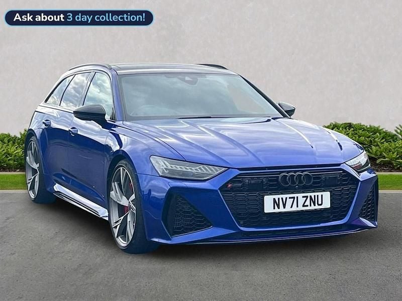 Blue Used 2021 Audi RS6 Comfort Estate | £77,138 (Super price) - Image 1/4