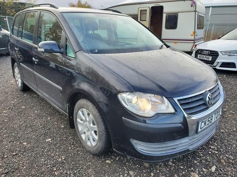 Black Used 2009 VW Touran S MPV | £2,000 (Fair price) - Image 1/4