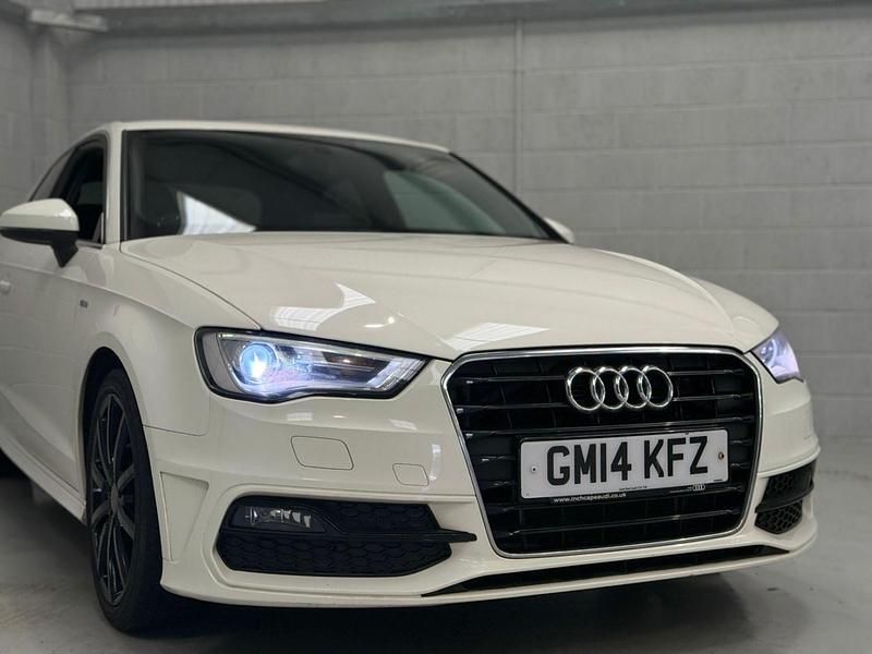 Used Audi A3 S-Line 2014 White Hatchback