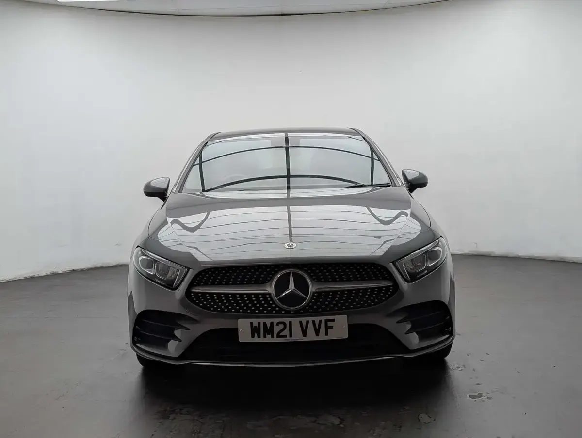 Used Mercedes A250 AMG line 214 HP (157 kW) 2021 Grey Hatchback