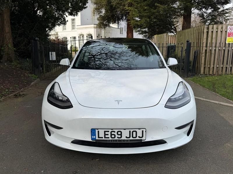 Used Tesla Model 3 Long Range AWD 77 kW (106 HP) 2020 White Sedan