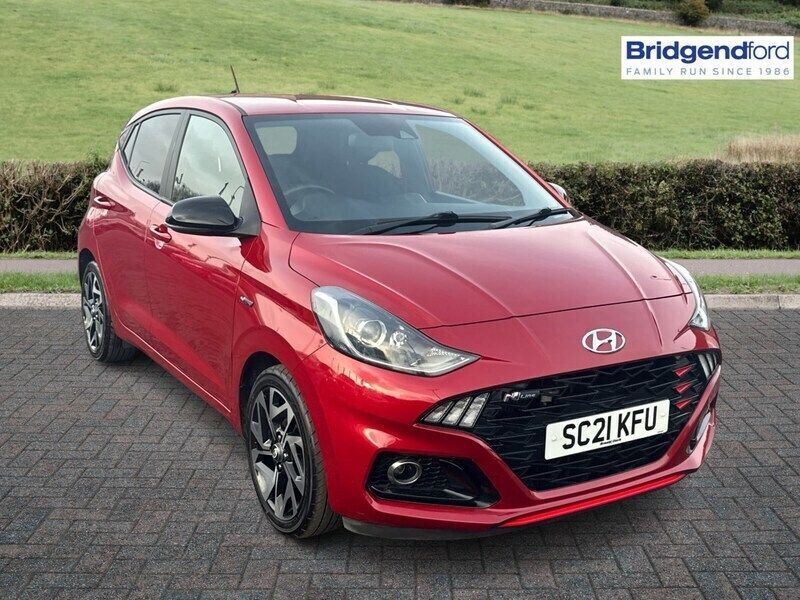 Red Used 2021 Hyundai i10 N Line Hatchback | £10,780 (Fair price) - Image 1/4