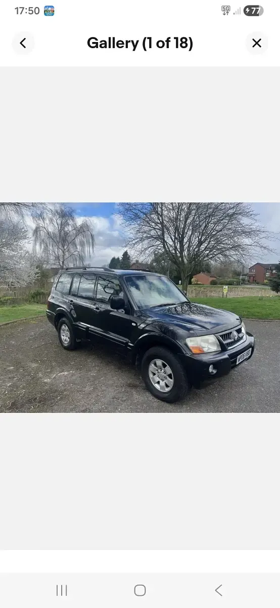 Used Mitsubishi Shogun 2006 Black SUV
