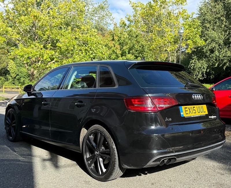 Used Audi A3 S-Line 2015 Black Hatchback