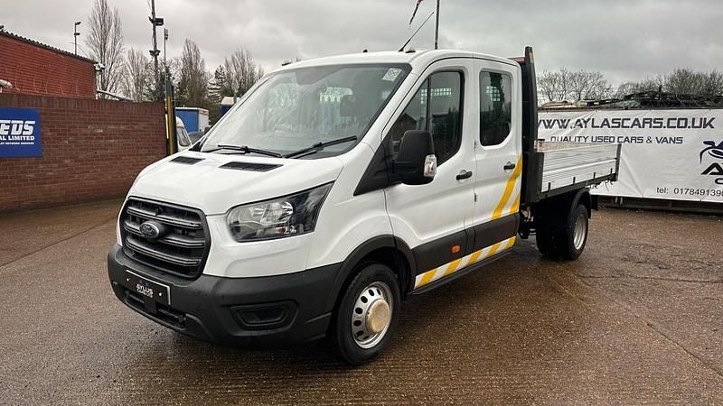 Used Ford Transit S 130 HP (95 kW) 2021 White Cabriolet