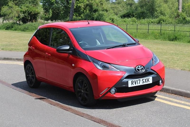 Red Used 2017 Toyota Aygo x-style Hatchback | £7,250 (Fair price) - Image 1/4