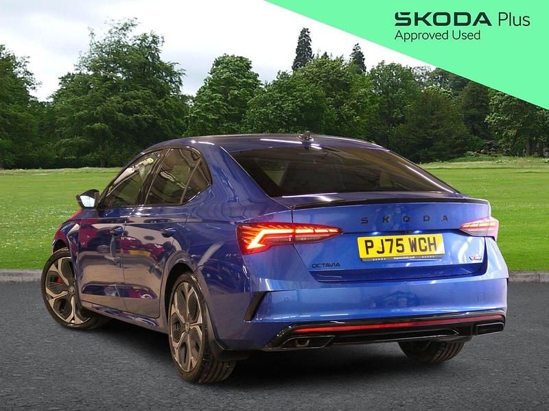 New Skoda Octavia vRS 265 HP (194 kW) 2025 Blue Hatchback