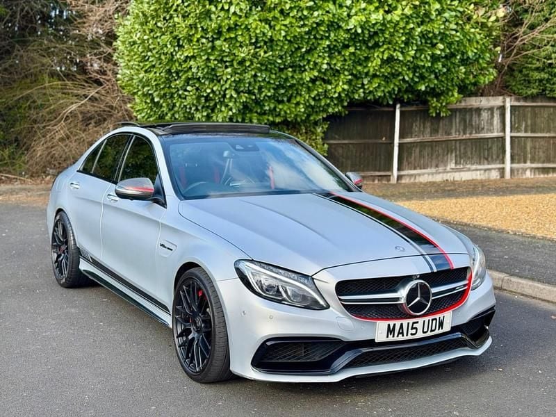 Used Mercedes C63S AMG Edition 1 505 HP (371 kW) 2015 Silver Sedan