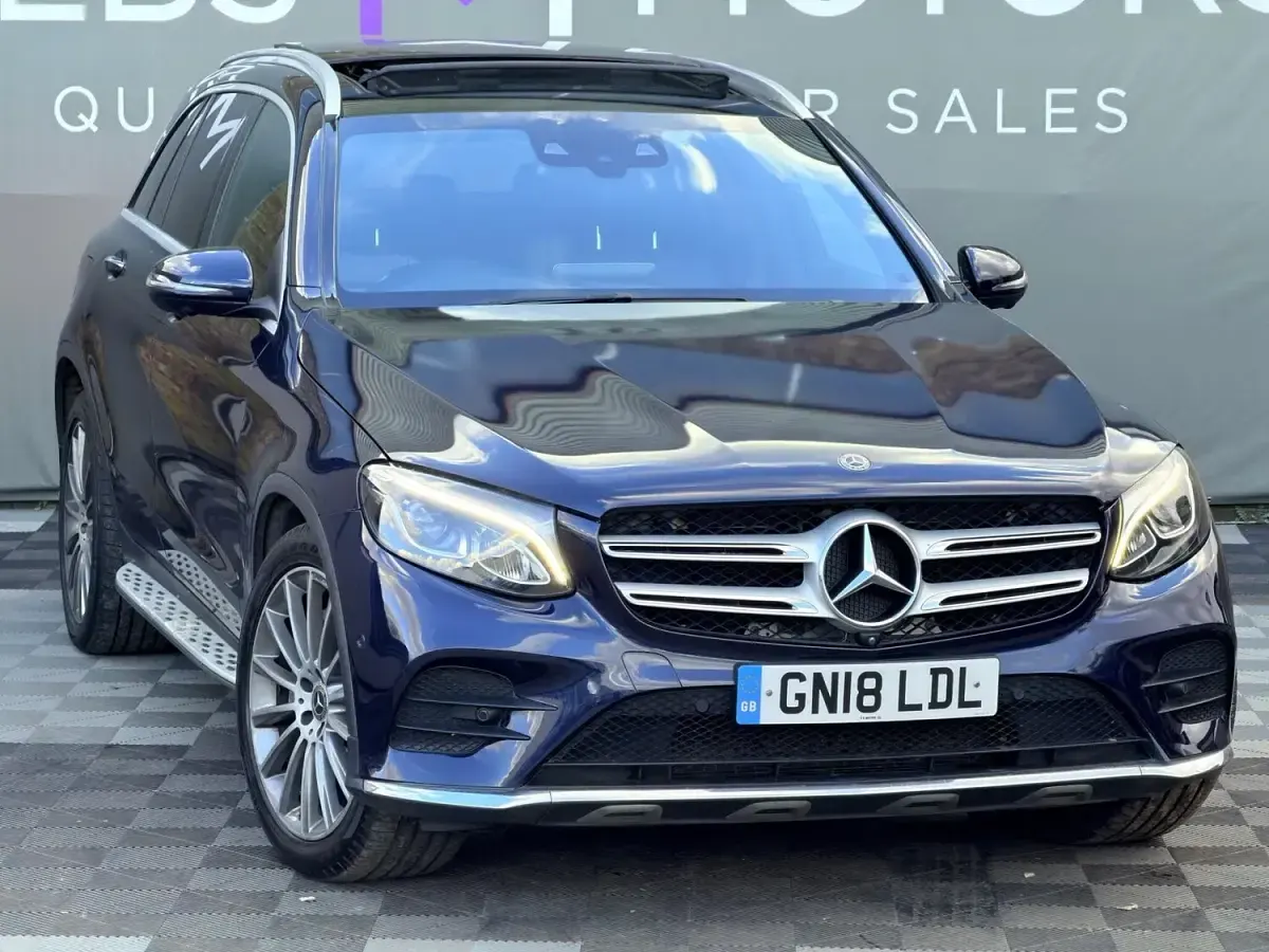 Käytetty Mercedes GLC350 AMG line 2018 Sininen Farmari