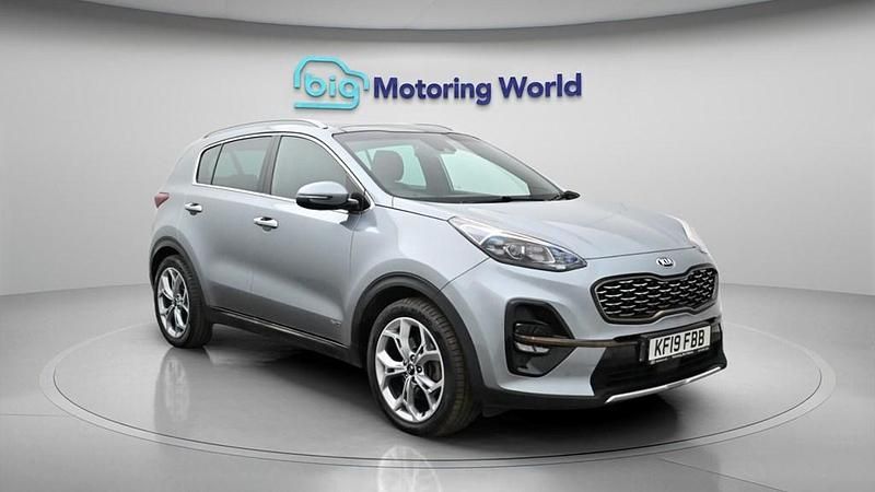 Used Kia Sportage GT-Line S 182 HP (133 kW) 2019 Silver SUV