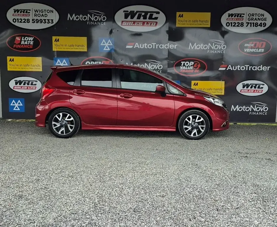 Used Nissan Note S 90 HP (66 kW) 2014 Red Hatchback