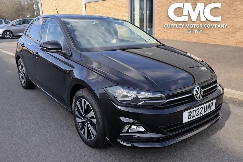 Used VW Polo Match 95 HP (69 kW) 2021 Black Hatchback
