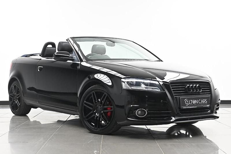 Black Used 2013 Audi A3 Cabriolet S-Line Cabriolet | £5,995 (Fair price) - Image 1/4