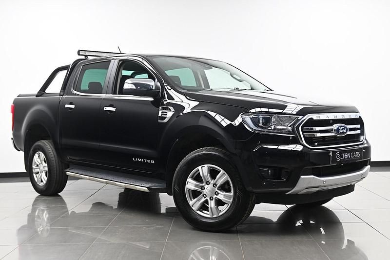 Black Used 2022 Ford Ranger Limited Pickup | £15,490 (Fair price) - Image 1/4