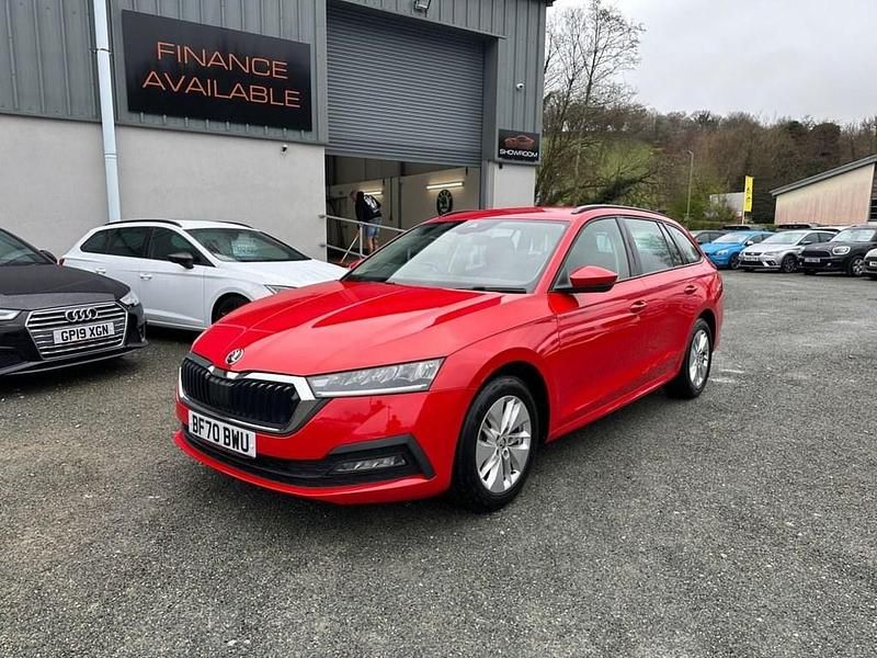 Used Skoda Octavia SE Technology 150 HP (110 kW) 2020 Red Estate