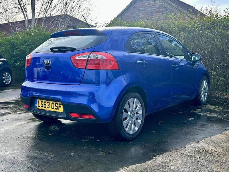 Used Kia Rio 2014 Blue Hatchback