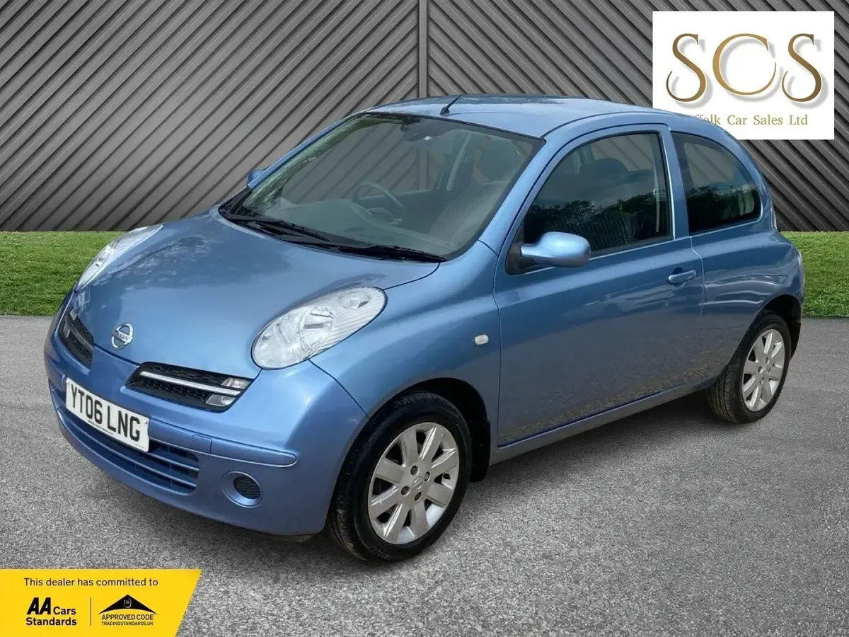 Used Nissan Micra 88 HP (64 kW) 2006 Blue Hatchback