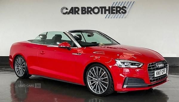 Red Used 2017 Audi A5 Cabriolet S-Line Cabriolet | £16,795 (Fair price) - Image 1/4