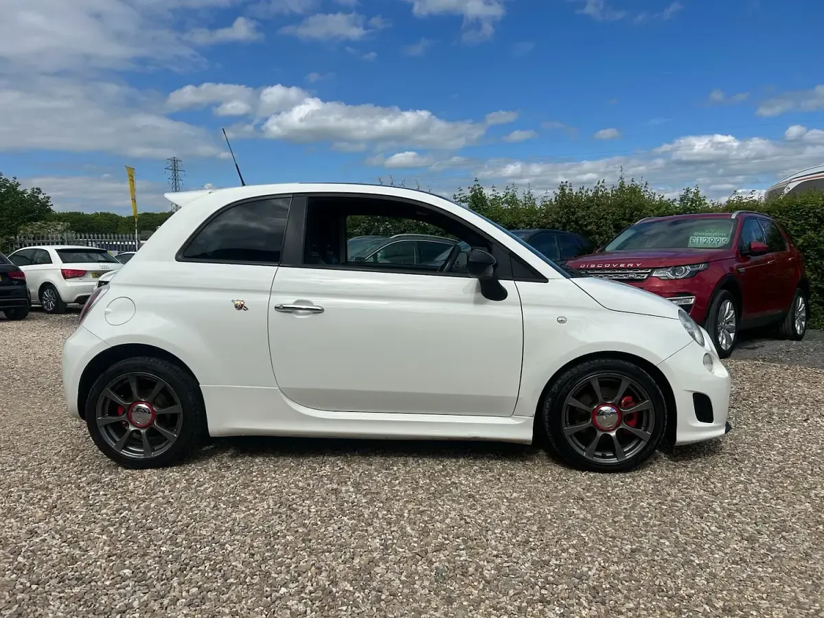 Used Abarth 500 135 HP (99 kW) 2011 White Hatchback