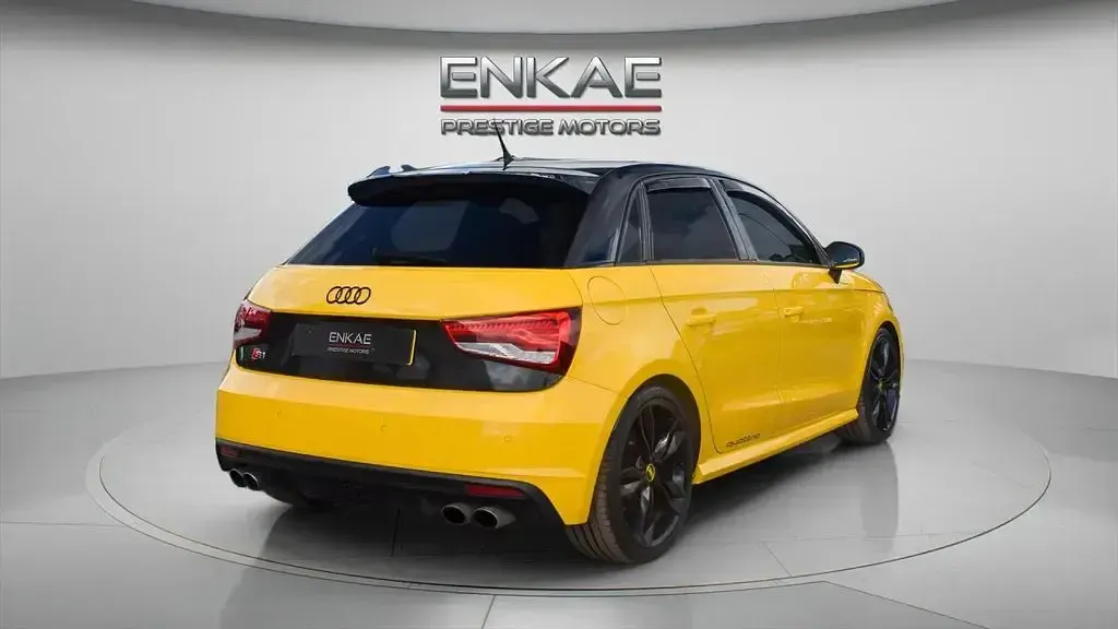 Used Audi S1 Sportback Business 231 HP (169 kW) 2017 Yellow Hatchback