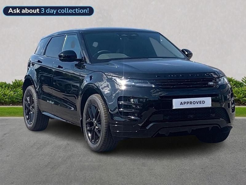 Black Used 2025 Land Rover Range Rover evoque SUV | £41,259 - Image 1/4