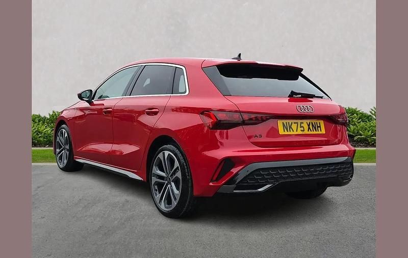 Used Audi A3 S-Line 147 HP (108 kW) 2025 Red Hatchback